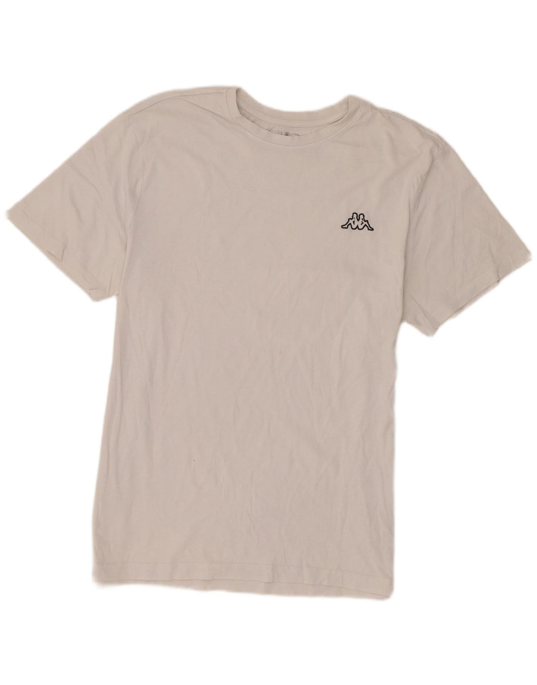 Kappa Mens T-Shirt Top 2XL White Cotton