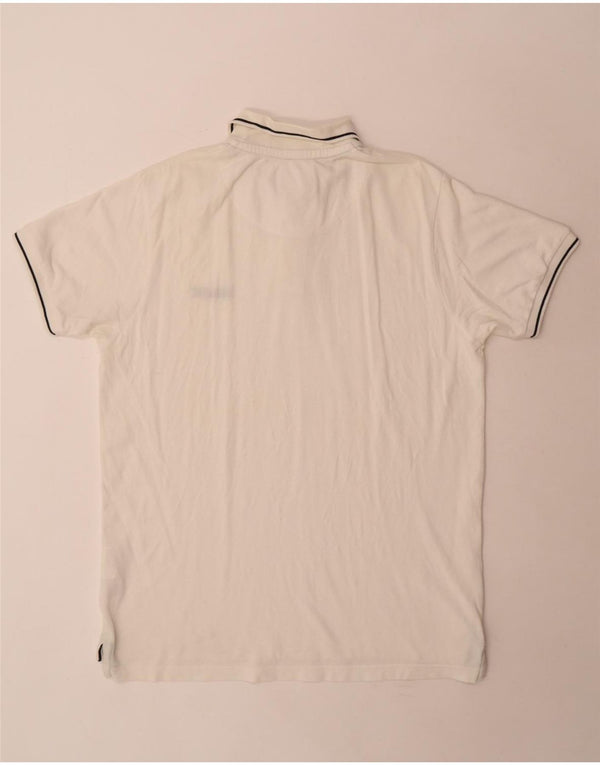 Woolrich Polo Homme XL Blanc Coton