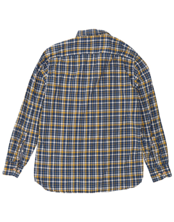 Tommy Hilfiger Ανδρικό πουκάμισο New York Fit Medium Blue καρό βαμβακερό