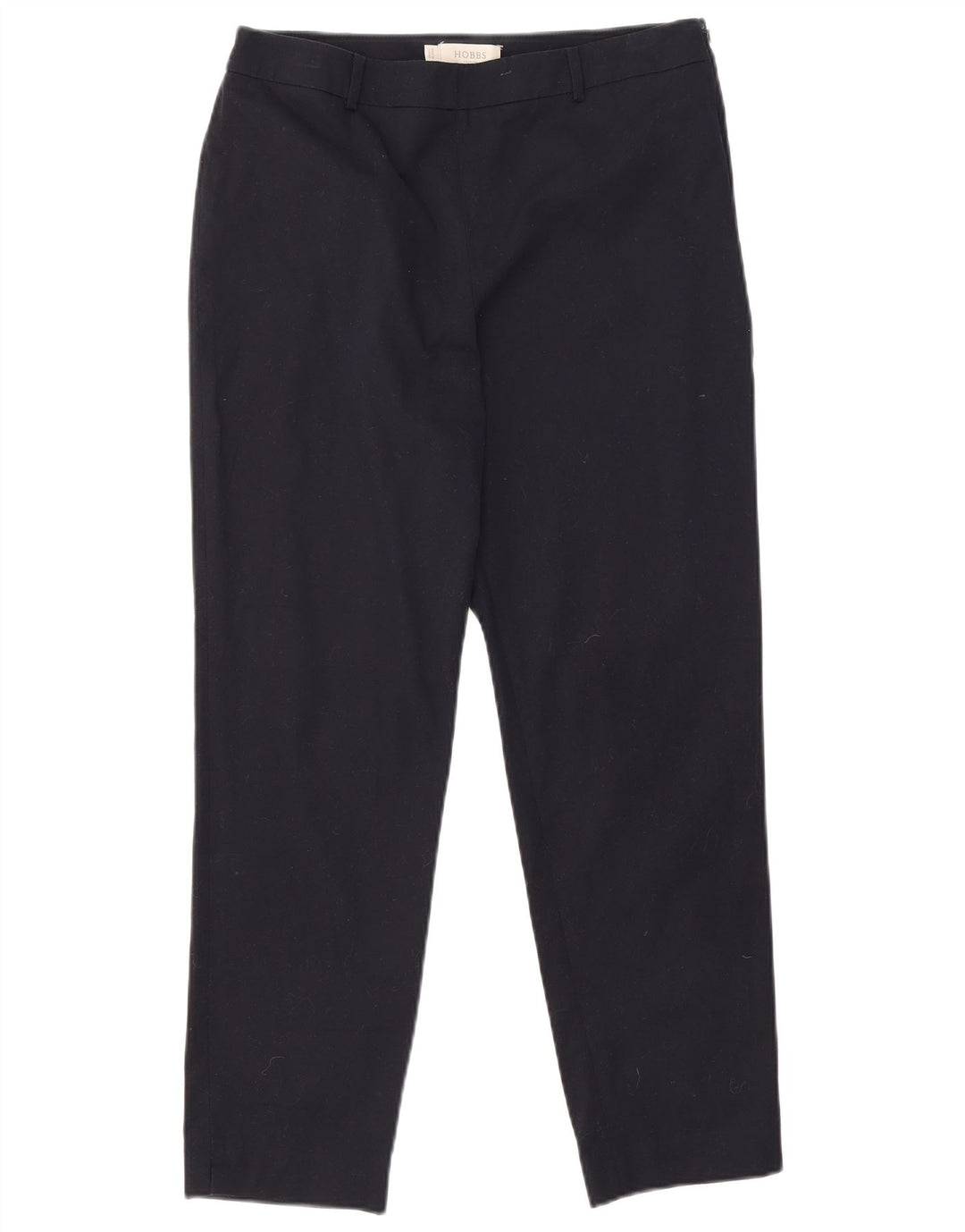 Hobbs Womens Cropped Trousers UK 12 Medium W30 L25 Navy Blue