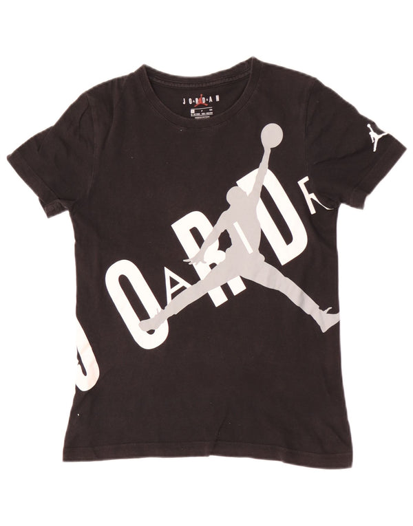 Jordan Boys Graphic T-Shirt Top 8-9 Years Small Black