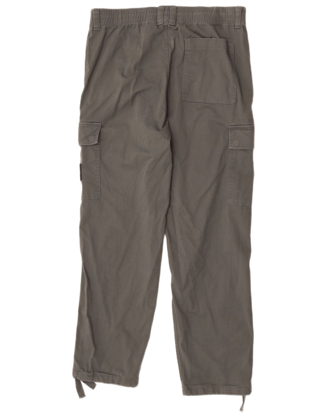 Calvin Klein Mens Pegged Cargo Trousers W34 L32 Grey Cotton