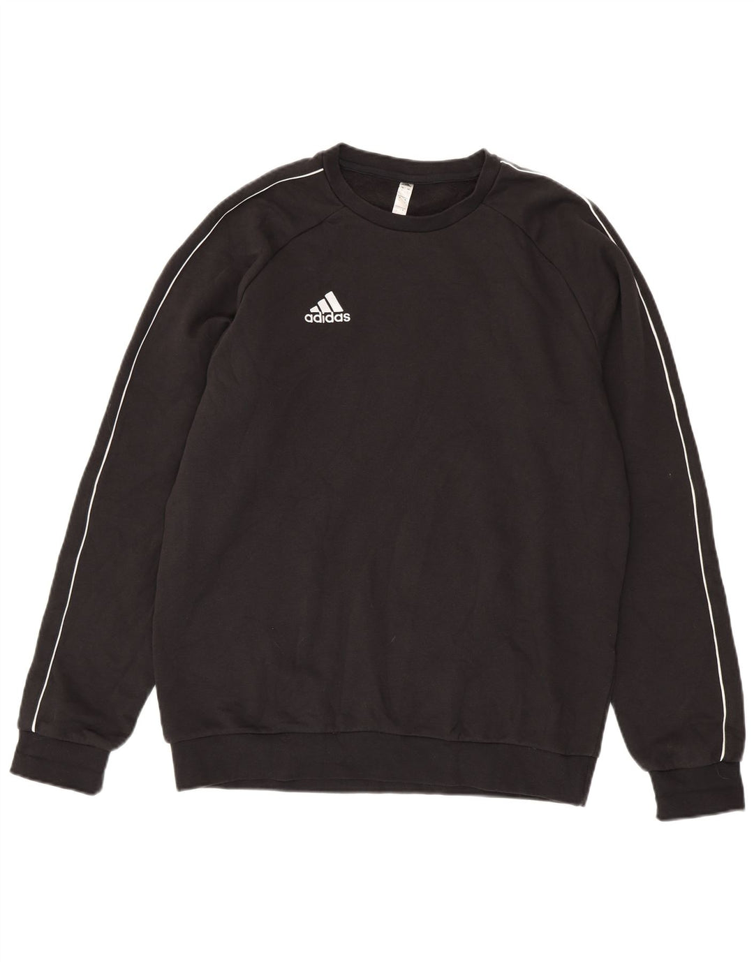 ADIDAS Mens Sweatshirt Jumper Large Black Cotton