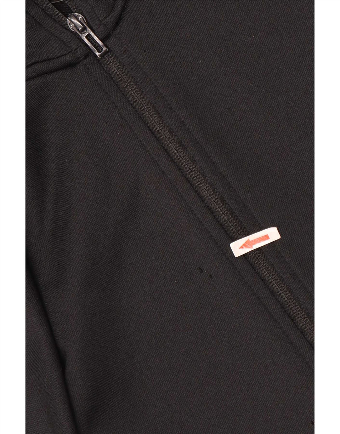 Adidas Mens Zip Hoodie Sweater 2XL Black Polyester
