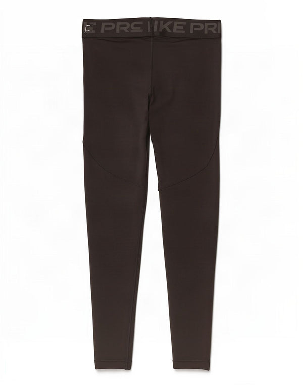 Leggings grafici Nike Therma-Fit da donna UK 12 poliestere nero medio