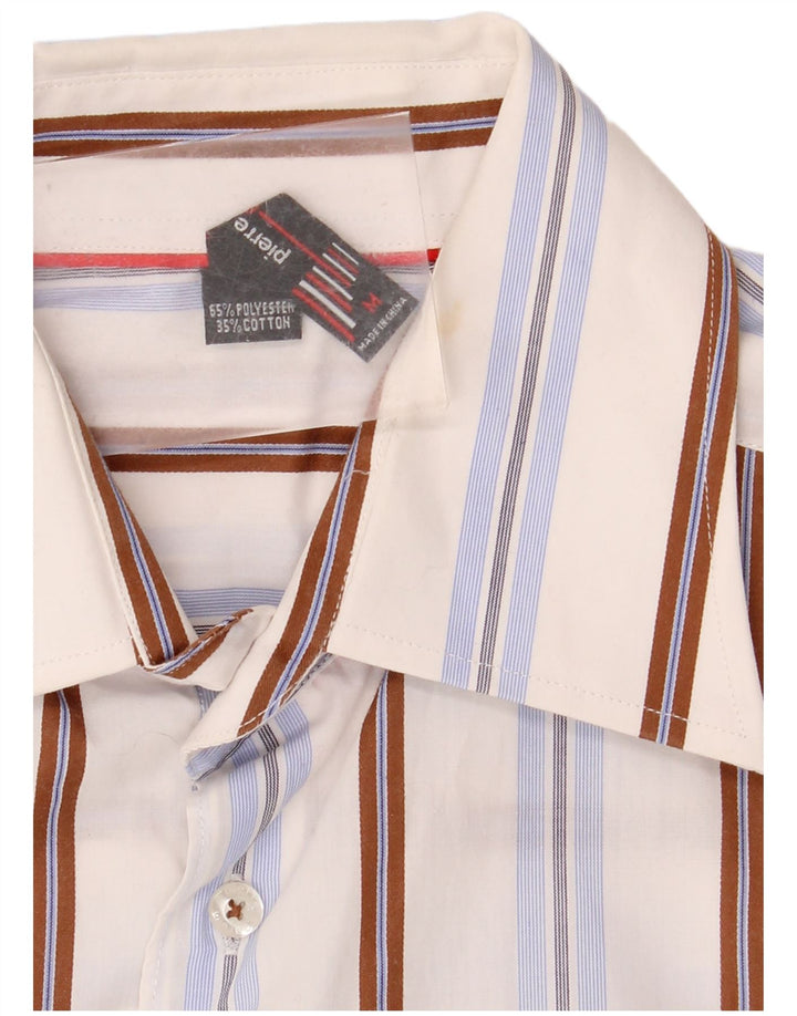PIERRE CARDIN Chemise Manches Courtes Homme Rayé Moyen Multicolore