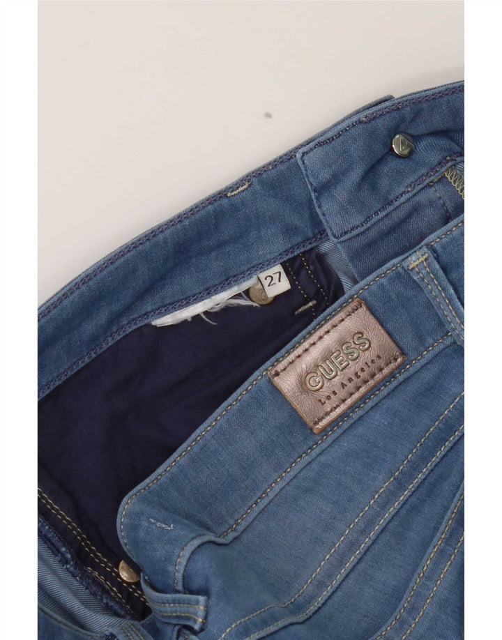 Guess Damen Skinny Jeans W27 L28 Blau