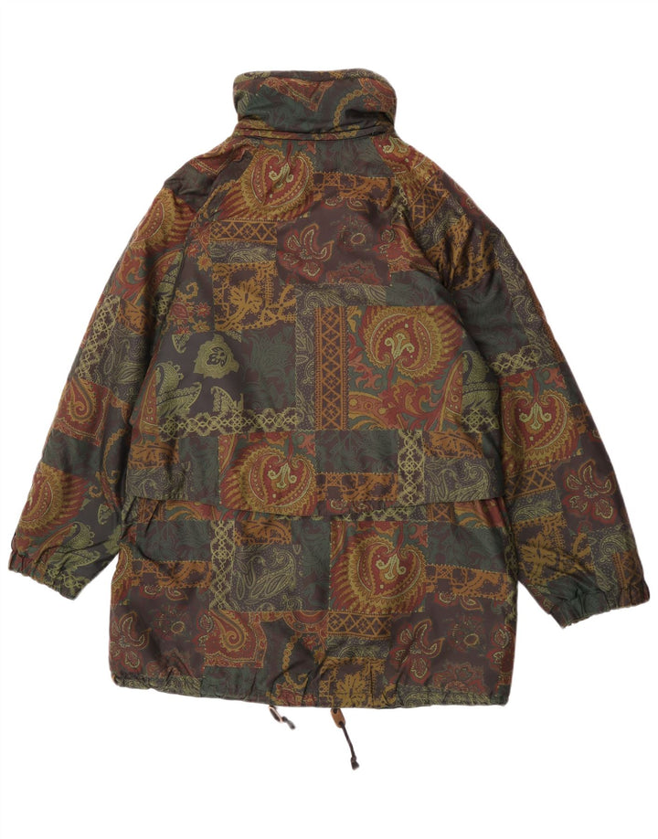 FUCHS & SCHMITT Dame Windbreaker Jacket UK 10 Small Green Paisley