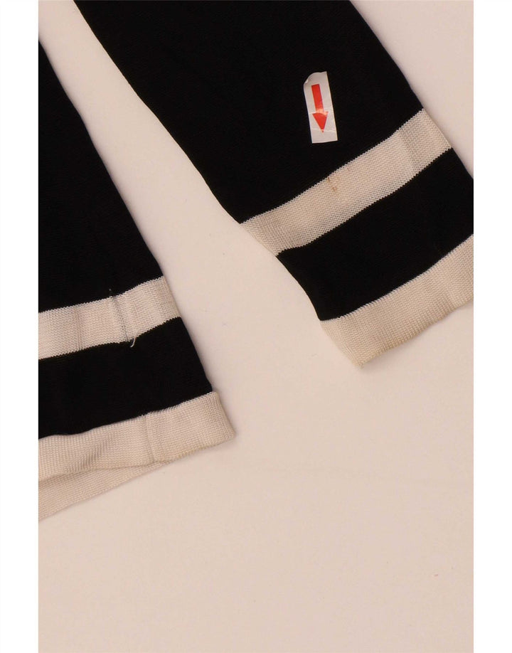 Zara Womens Cardigan Sweater UK 12 Medium Black Colourblock Rayon