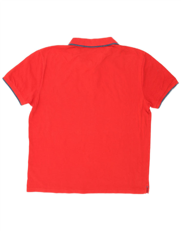 North Sails Mens Polo Shirt 2XL Red Cotton