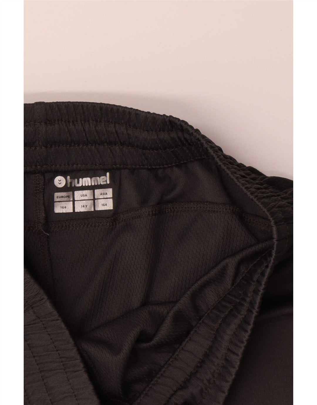 Hummel Boys Graphic Sport Shorts 13-14 Years Grey Colourblock Polyester