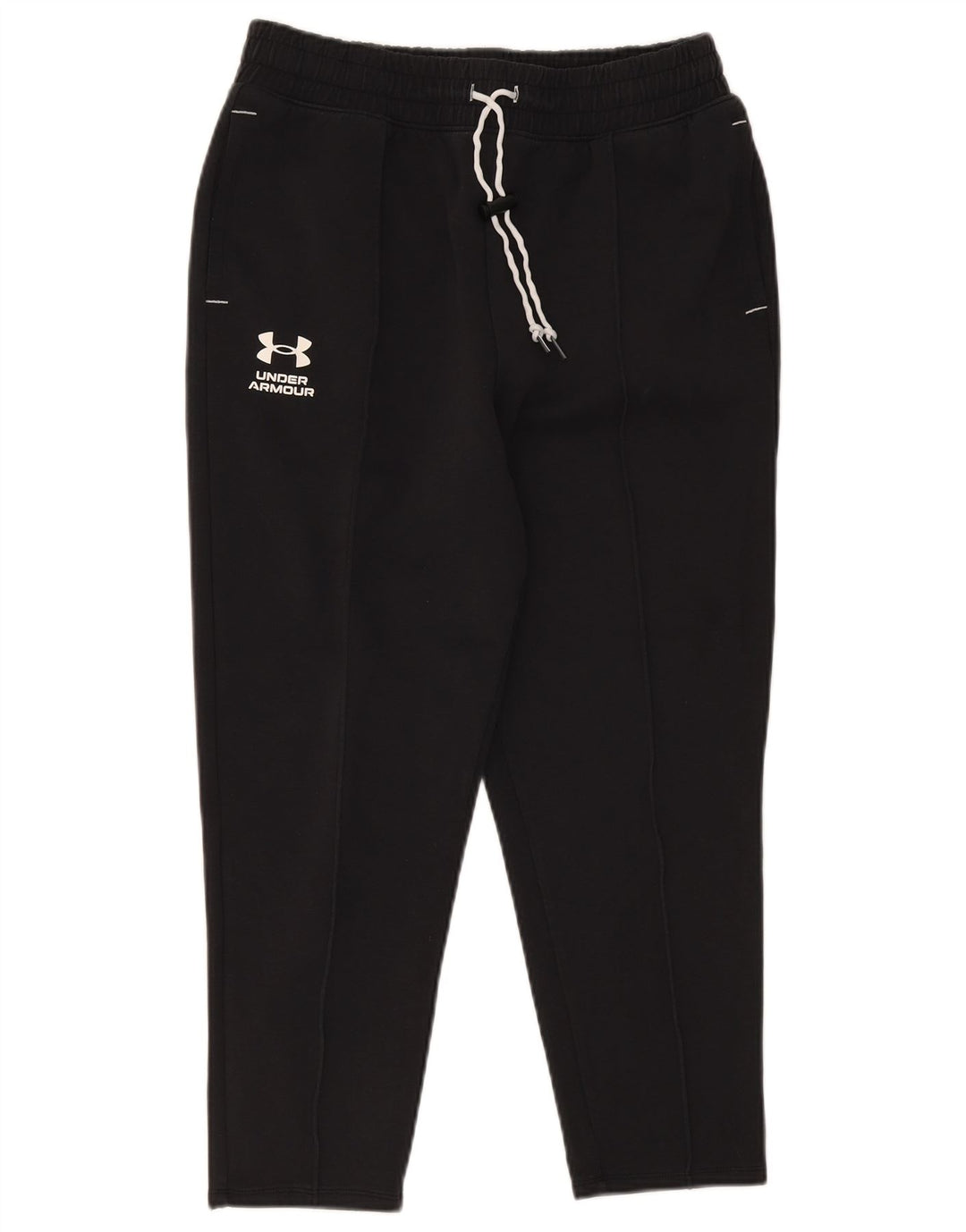 Pantaloni da tuta corti da uomo Under Armour in cotone nero medio