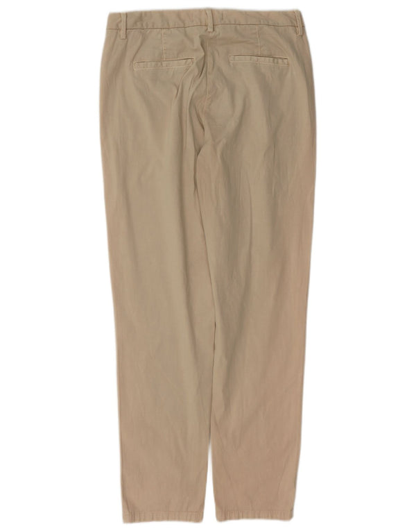 Marks & Spencer Slim Chino-Hose für Damen, UK 10, Größe S, W27, L29, Beige, Baumwolle