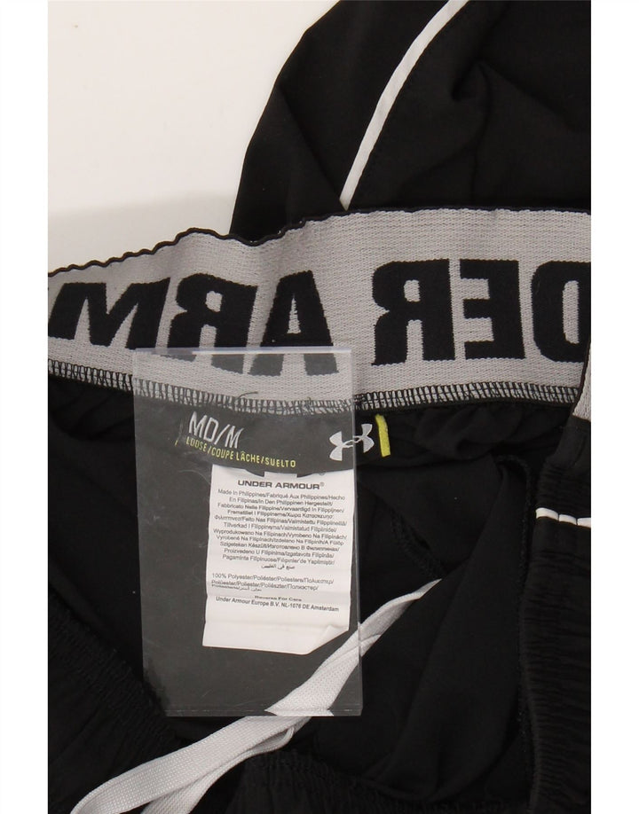 Pantaloni scurți sport grafic pentru bărbați UNDER ARMOUR, poliester mediu negru