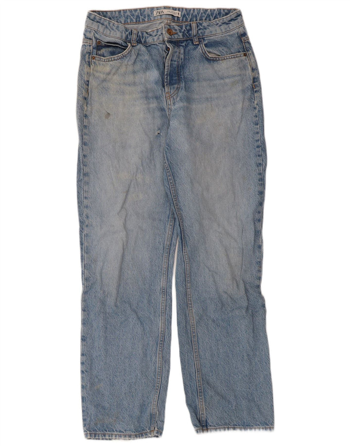 Zara Womens Straight Jeans EU 38 Small W28 L28 Blue