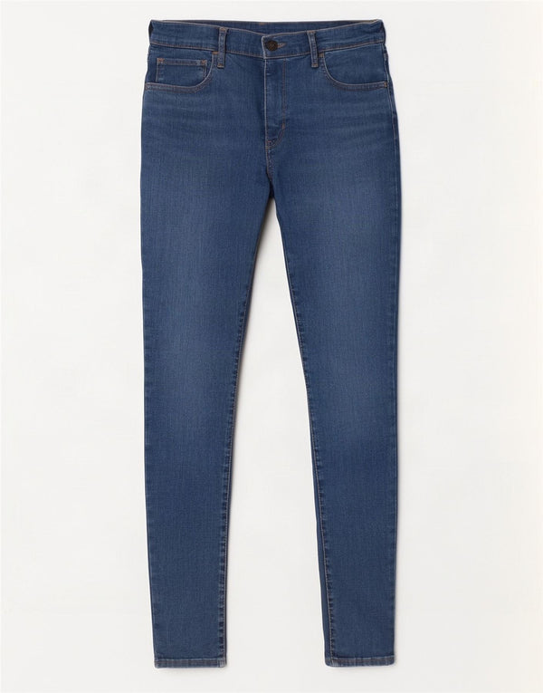 Levi's Womens 720 High Rise Super Skinny Jeans W30 L32 Blue Cotton
