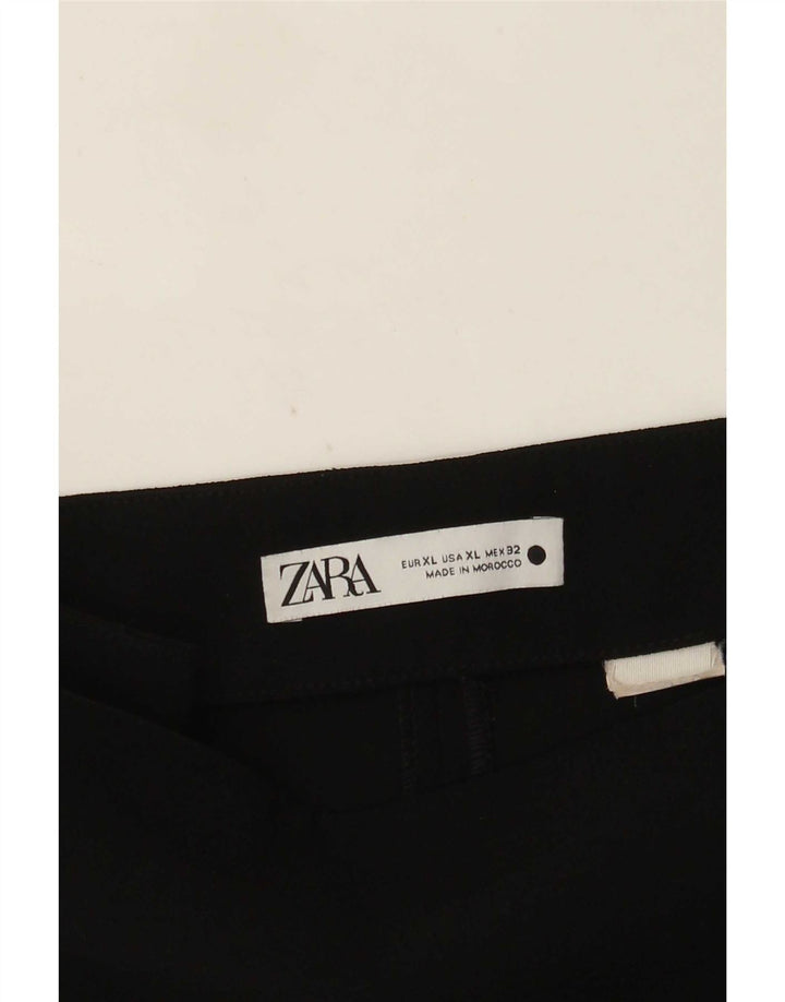 Zara Damen Minirock XL W32 Schwarz