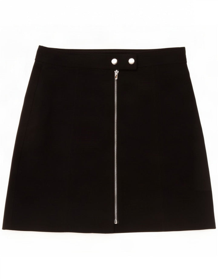 Warehouse Женская мини-юбка UK 12 Medium W29 Черный полиэстер
