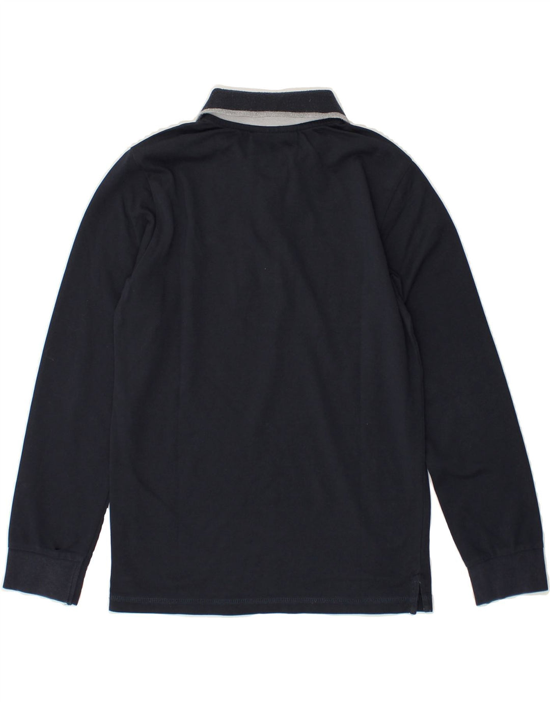 CHAMPION Boys Long Sleeve Polo Shirt 9-10 Years Medium  Navy Blue Cotton | Vintage Champion | Thrift | Second-Hand Champion | Used Clothing | Messina Hembry 