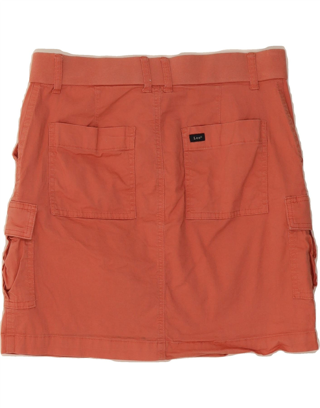 LEE Womens Mid Rise Regular Fit Midrise Cargo Skirt US 8 Medium W30 Pink Vintage Lee and Second-Hand Lee from Messina Hembry 