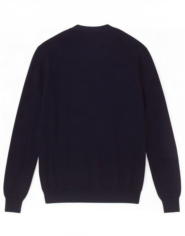 Polo Ralph Lauren Pull Cardigan Femme UK 14 Coton Bleu Marine Moyen