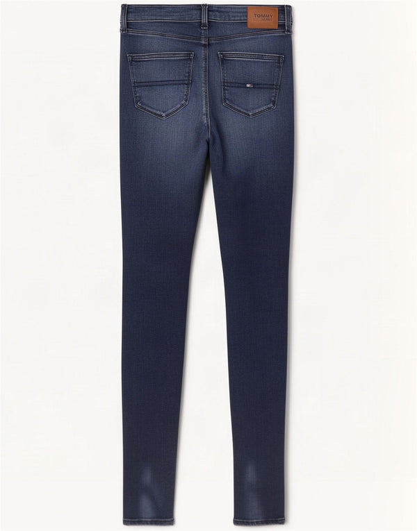 Tommy Hilfiger Uomo Jeans skinny W26 L32 Blu Cotone