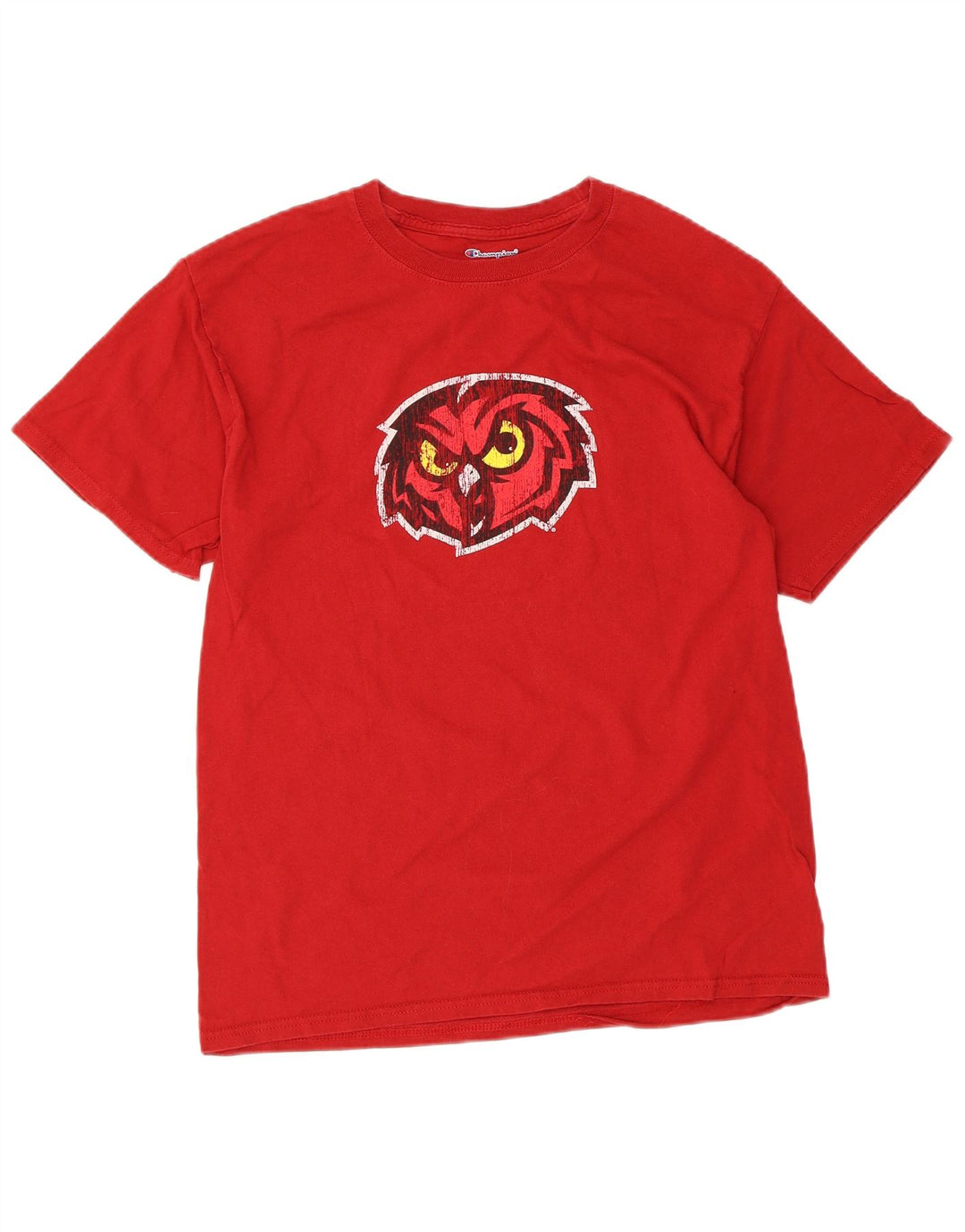 Champion Herre Grafisk T-Shirt Top Medium Rød