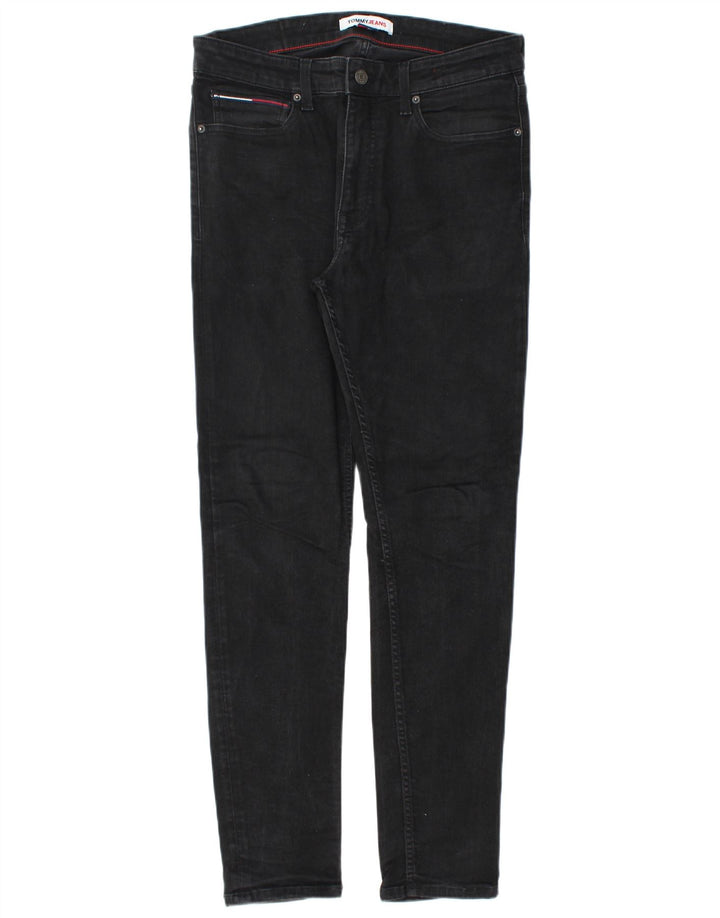 Tommy Hilfiger Mens Slim Jeans W32 L32 Black Cotton