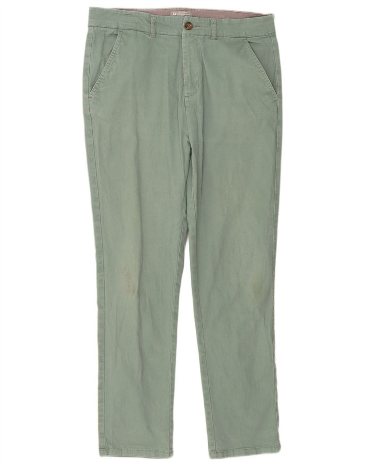 MOUNTAIN WAREHOUSE Mens Slim Chino Trousers W32 L29 Green
