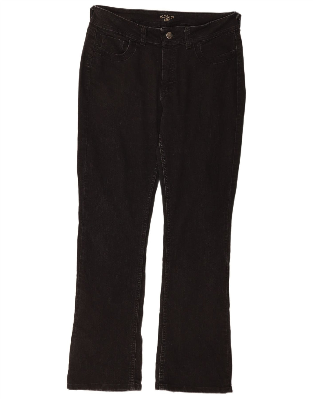 Lee Womens Riders Bootcut Jeans US 12 Large W32 L21 Black Cotton