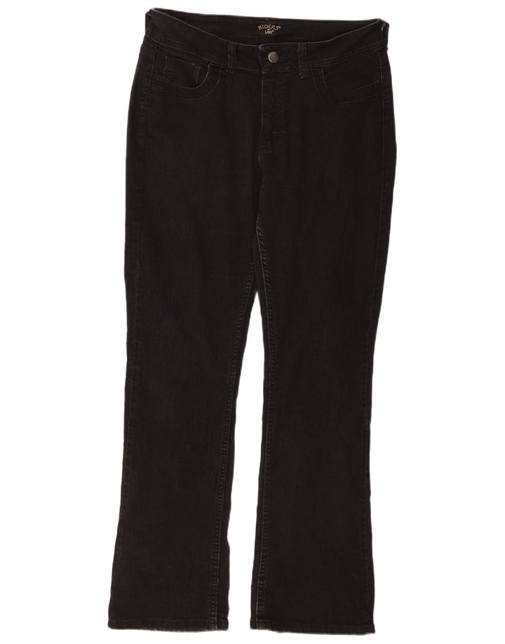 Lee Womens Riders Bootcut Jeans US 12 Large W32 L21 Black Cotton