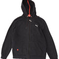 Puma Sweat à Capuche Zippé Homme Noir Moyen Coton