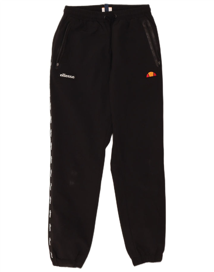 Muške trenirke Ellesse Graphic Trenirke Male crne poliesterske hlače