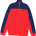 PUMA Boys Tracksuit Top Jacket 13-14 Years Red Colourblock Polyester Vintage Puma and Second-Hand Puma from Messina Hembry 