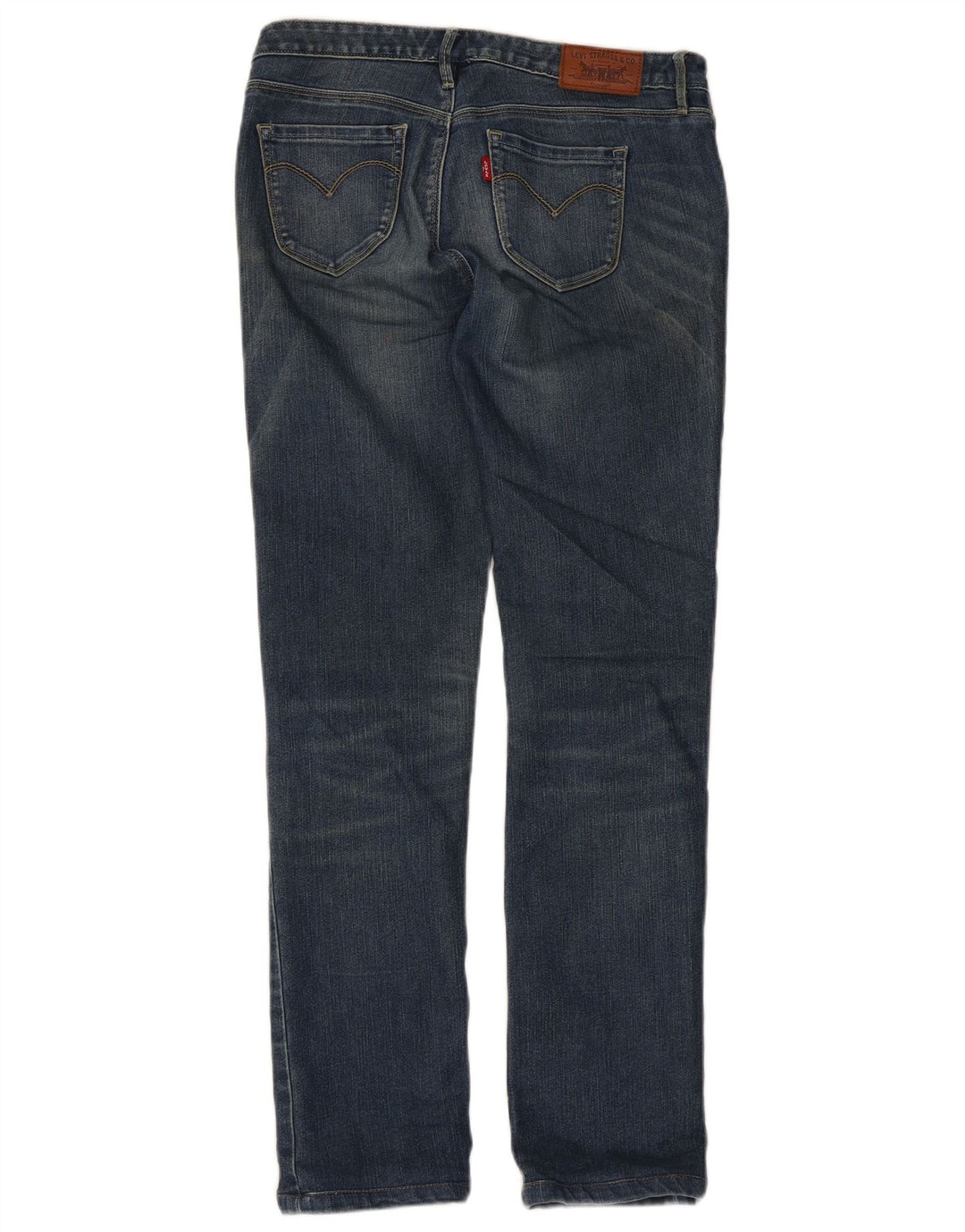 Calça Jeans Slim Feminina Levi's W28 L31 Azul Algodão