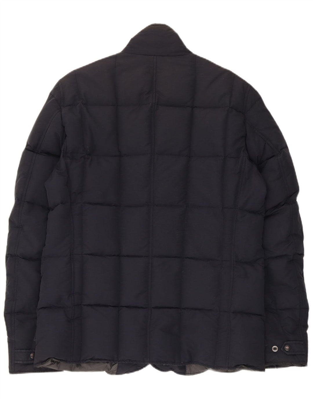 Woolrich Mens Padded Jacket UK 38 Medium Navy Blue Cotton