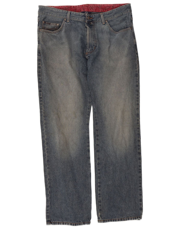 Gant Herren Jason Regular Fit Straight Jeans W36 L32 Blaue Baumwolle