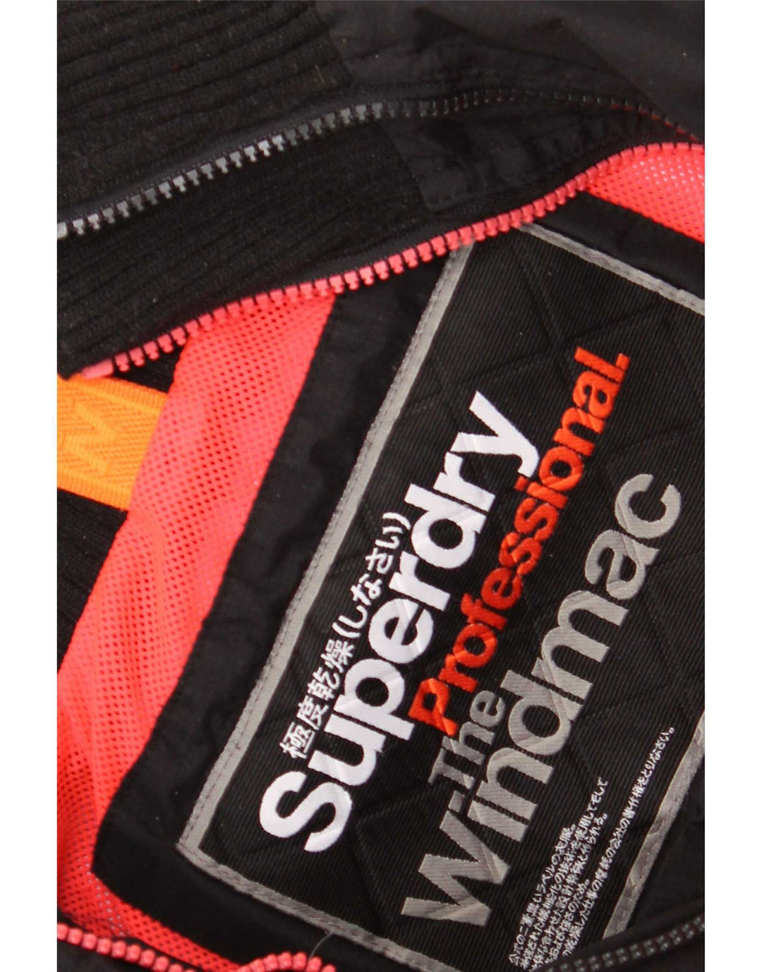 Giacca antipioggia da donna con cappuccio The Windmac Superdry UK 36 Small Poliestere nero