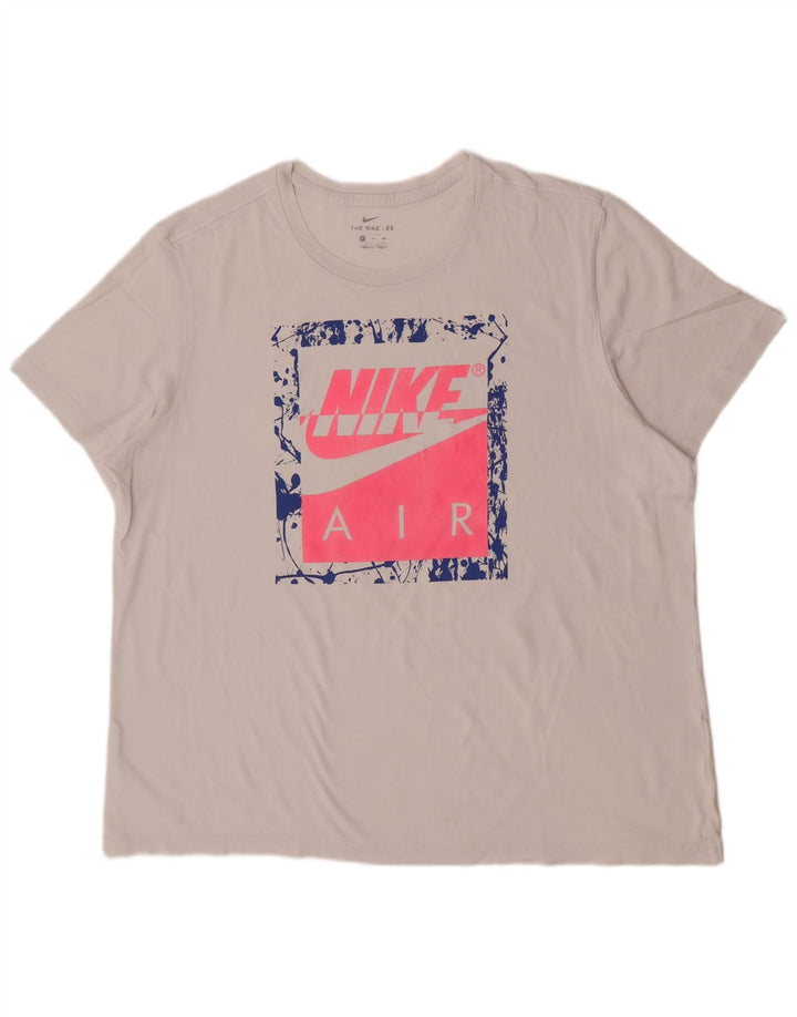 Nike T-shirt graphique pour homme en coton blanc 2XL