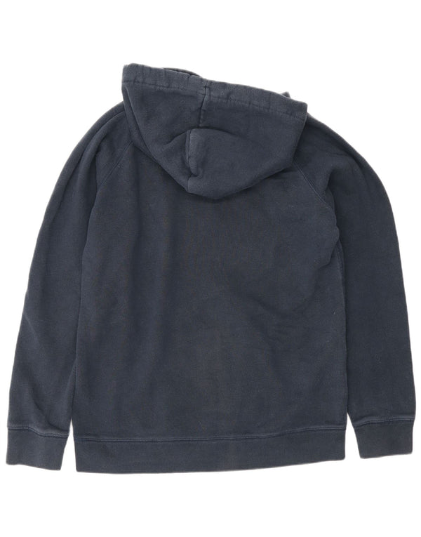 Jack Wills Womens Graphic Hoodie Jumper UK 12 Medium Navy Blue Cotton