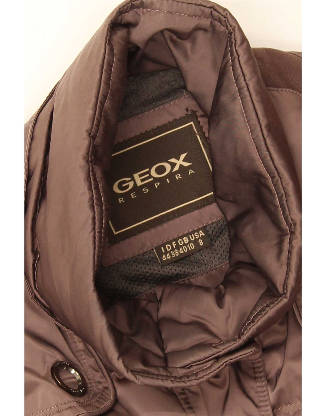 Giacca imbottita Geox Respira da donna UK 10 piccola marrone