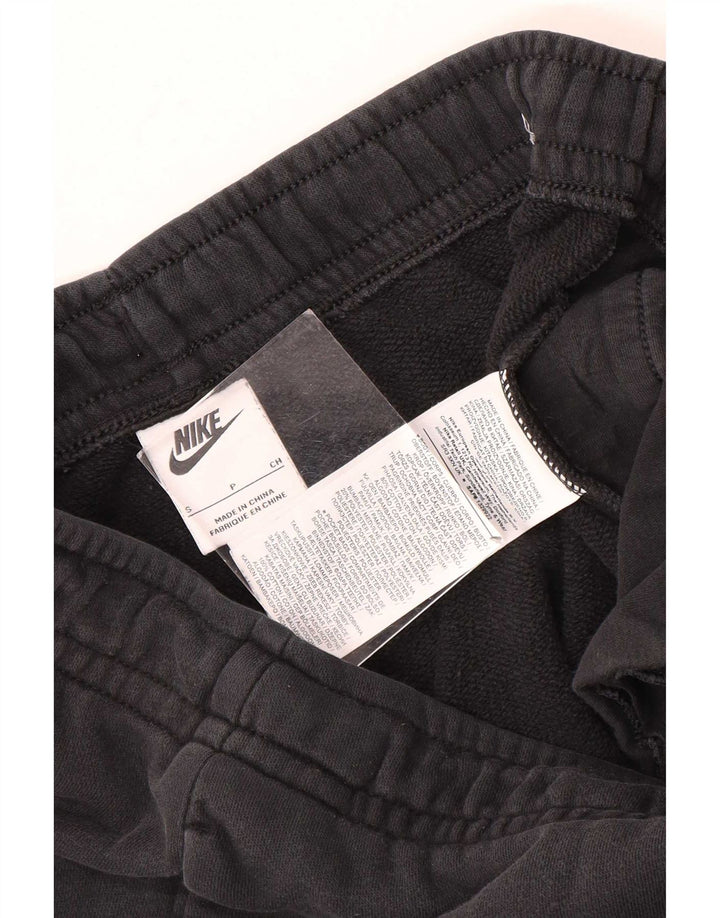 Nike Mens Tracksuit Trousers Joggers Small Black Cotton