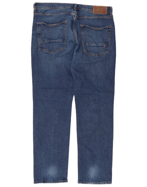Tommy Hilfiger Vaqueros rectos Denton para hombre W36 L30 Algodón azul