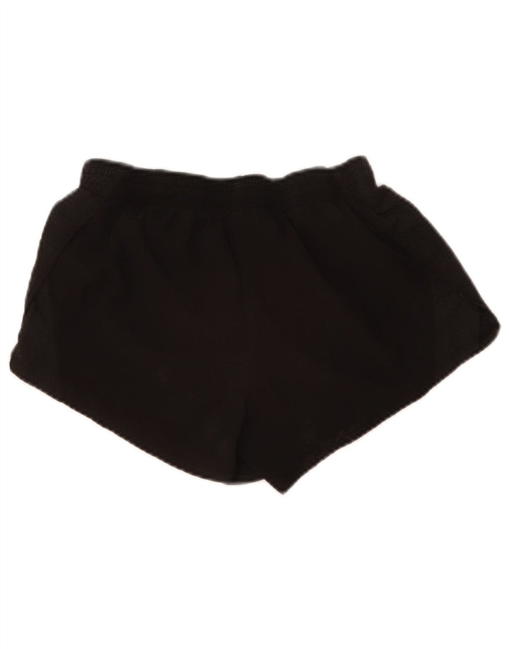 Nike Womens Dri Fit Sport Shorts UK 10 Small Black Polyester
