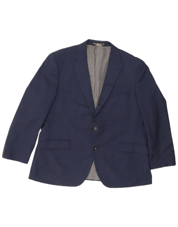 Marks & Spencer herre skræddersyet 2-knaps blazerjakke UK 46 3XL marineblå