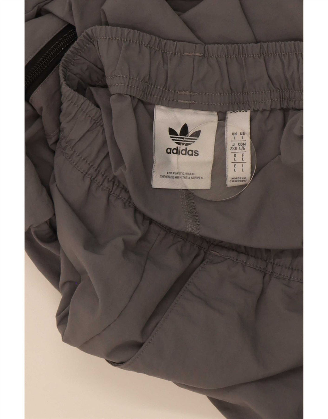 Adidas Herre Cargo Træningsdragt Bukser Joggers Large Grå Polyamid