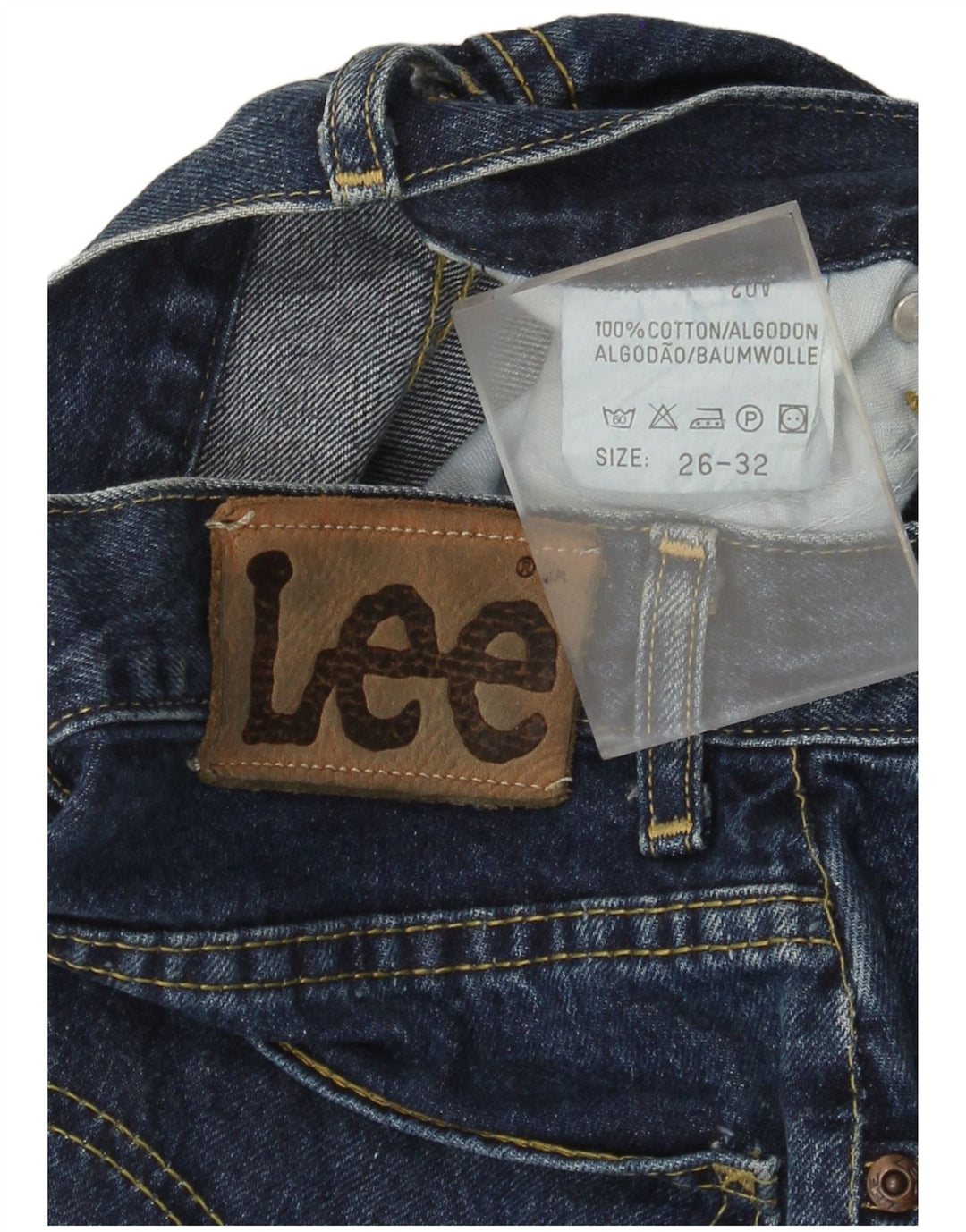 Lee Dame Flared Jeans W26 L32 Blå Bomuld