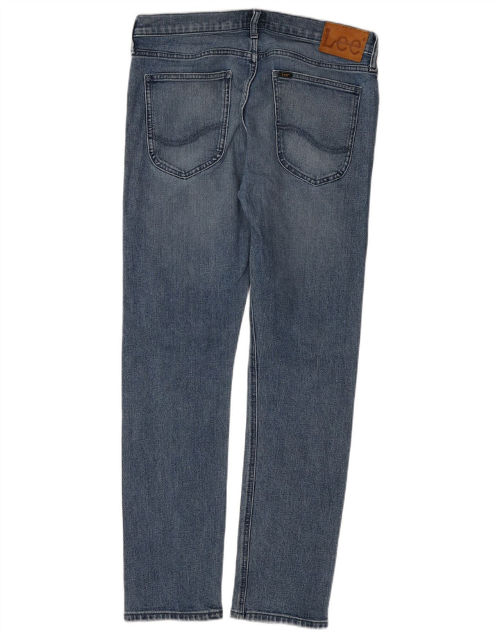 Lee Herren Luke Slim Jeans W32 L30 Blaue Baumwolle