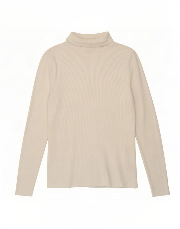 Marks & Spencer Top pentru femei cu mânecă lungă UK 14 Medium White Viscose