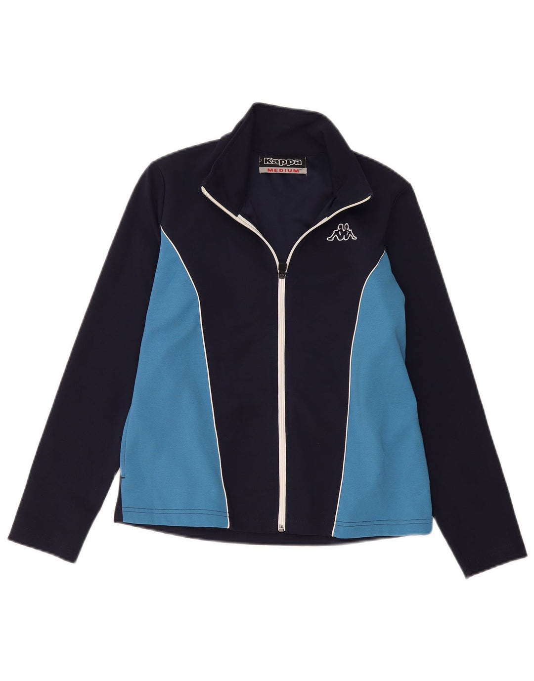 Giacca da tuta da donna KAPPA UK 14 Medium Navy Blue Colourblock
